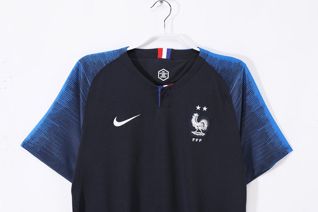 2018 France World Champions Home Retro Jersey