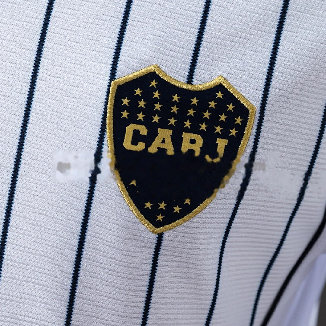 25/26 Boca Juniors White Pinstripe Special Jersey