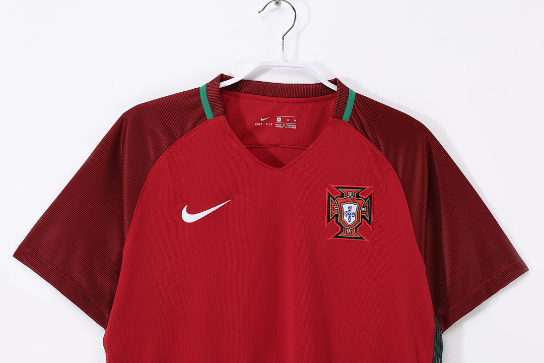 2016 Portugal Home Retro Jersey