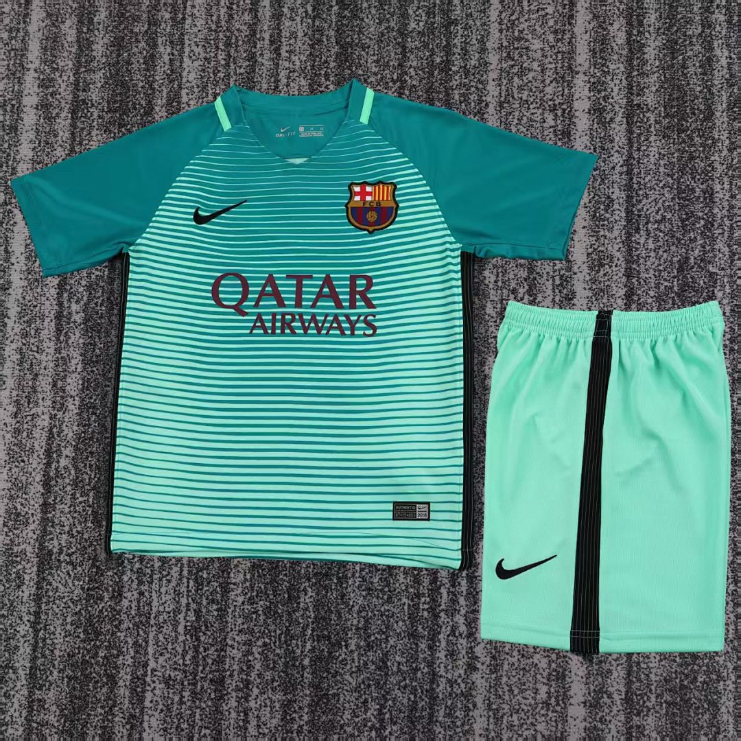 16/17 Barcelona Third Retro Kids Jersey