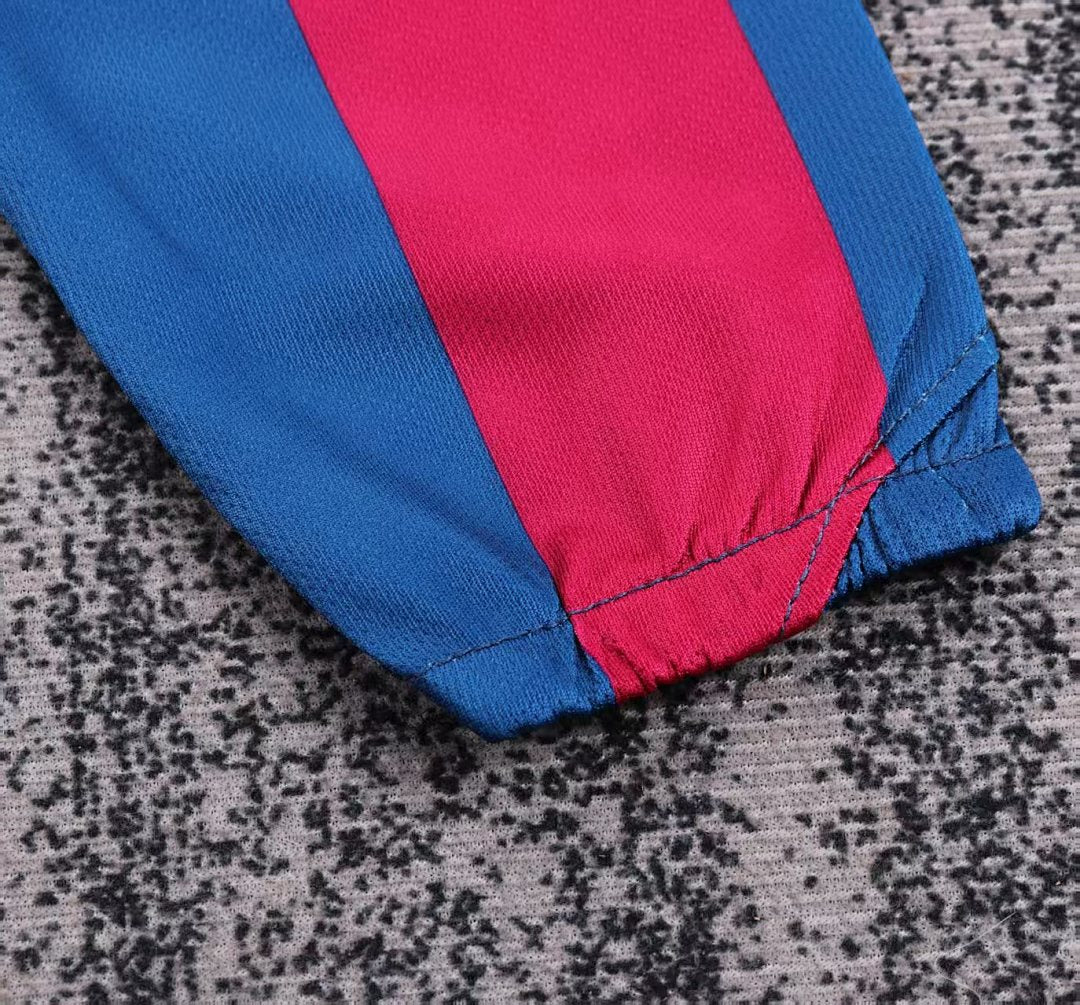 05/06 Barcelona Home Long Sleeve Retro Kids Jersey