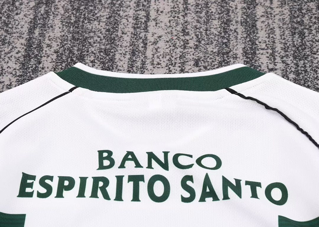 01/03 Sporting Lisbon Home Long Sleeve Retro Kids Jersey