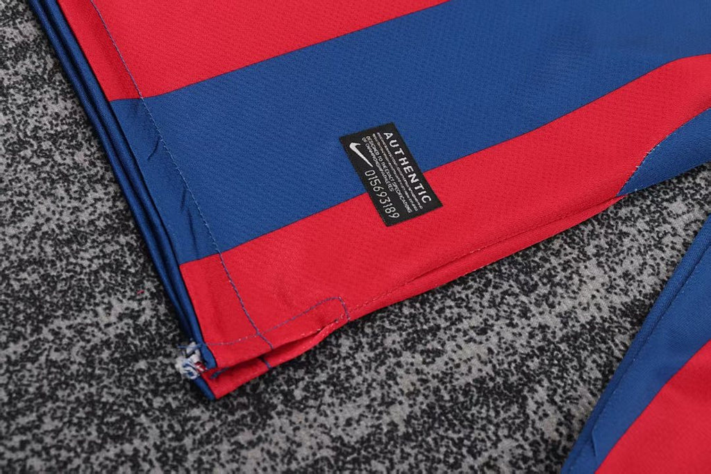 10/11 Barcelona Home Long Sleeve Retro Kids Jersey