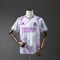 25/26 Real Madrid White Purple Floral Special Jersey