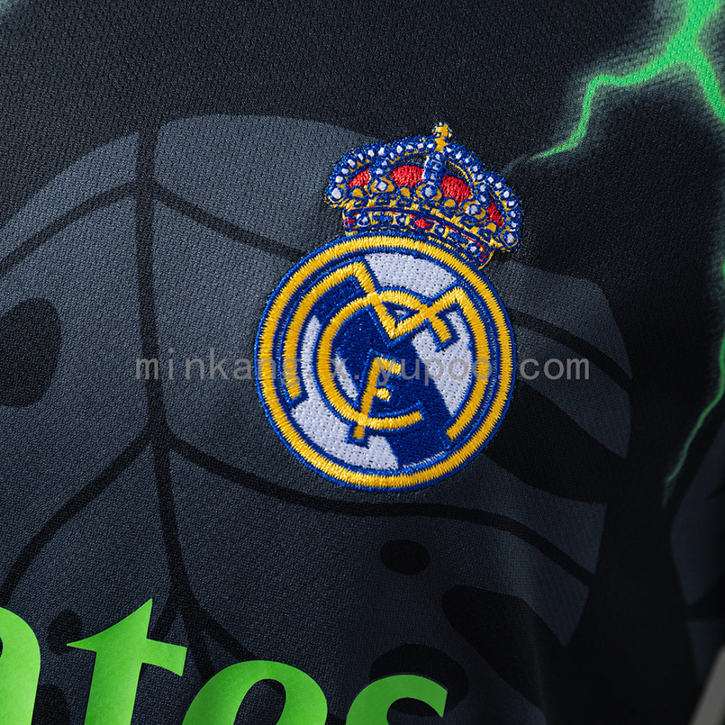 25/26 Real Madrid Black Green Dragon Special Jersey