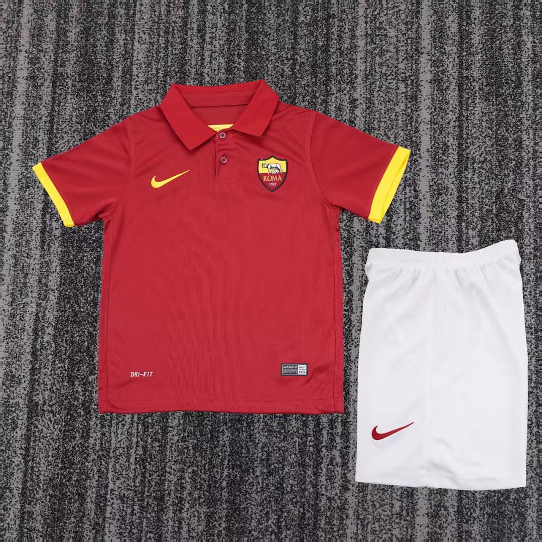 14/15 Roma Home Retro Kids Jersey