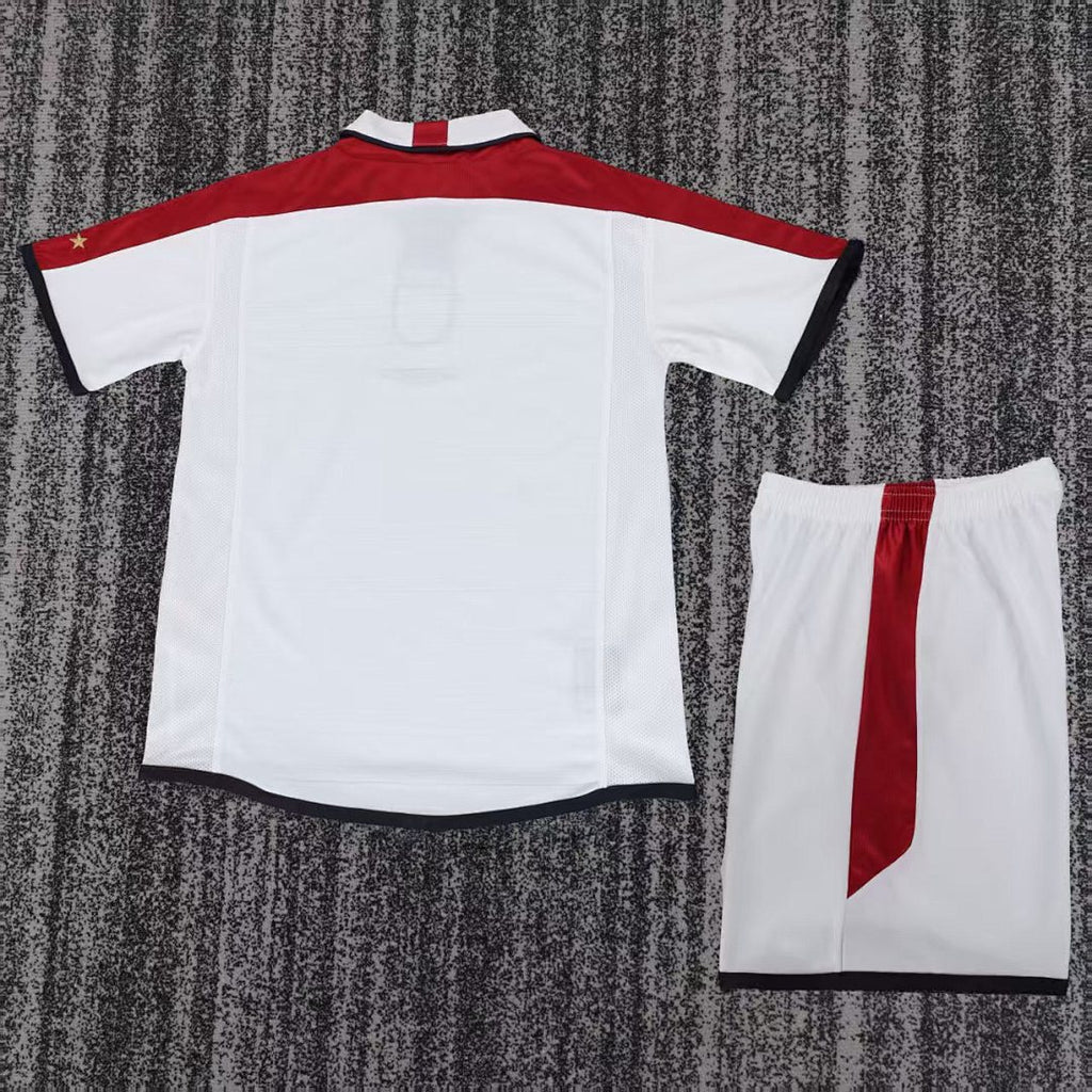 2004 England Home Retro Kids Jersey