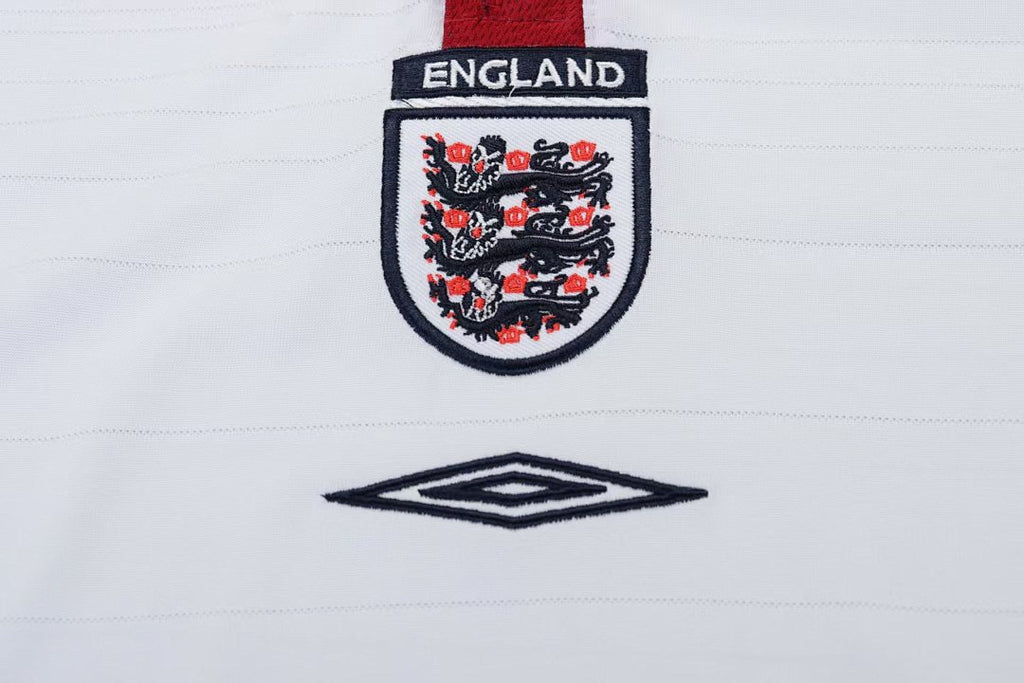 2004 England Home Retro Kids Jersey