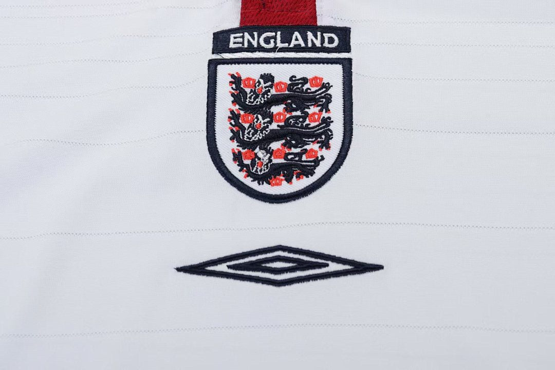 2004 England Home Retro Kids Jersey