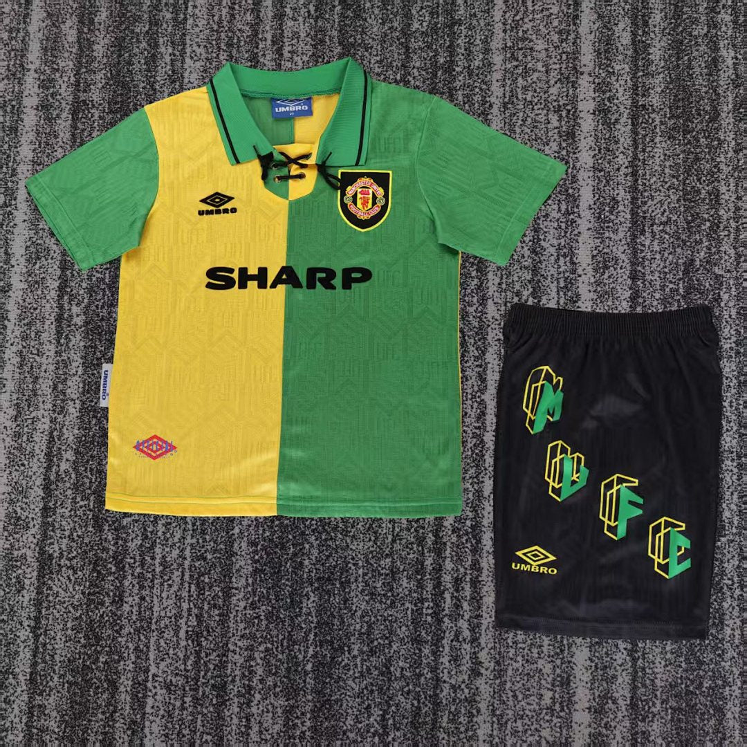 92/94 Manchester United Away Retro Kids Jersey