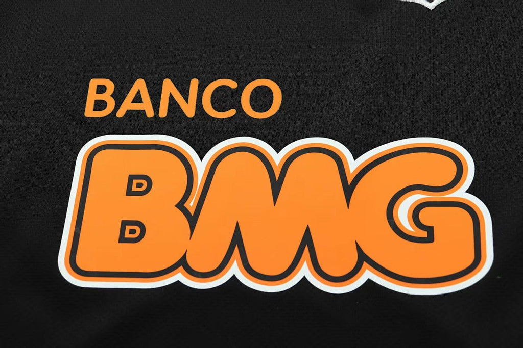 2013 Santos Black Special Long Sleeve Retro Kids Jersey