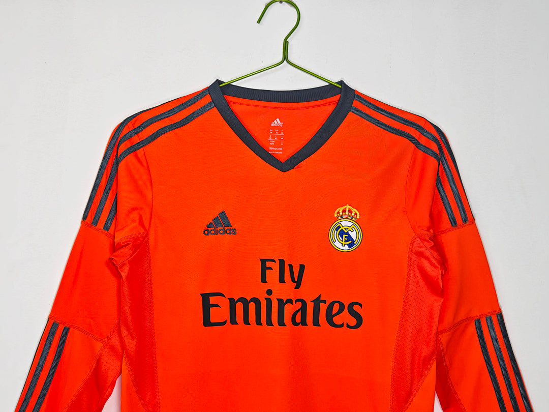 13/14 Real Madrid Long Sleeve Third Away Retro Jersey