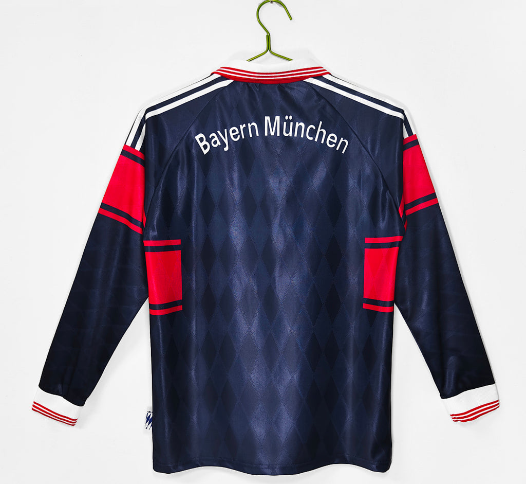 97/99 Bayern Long Sleeve Home Retro Jersey