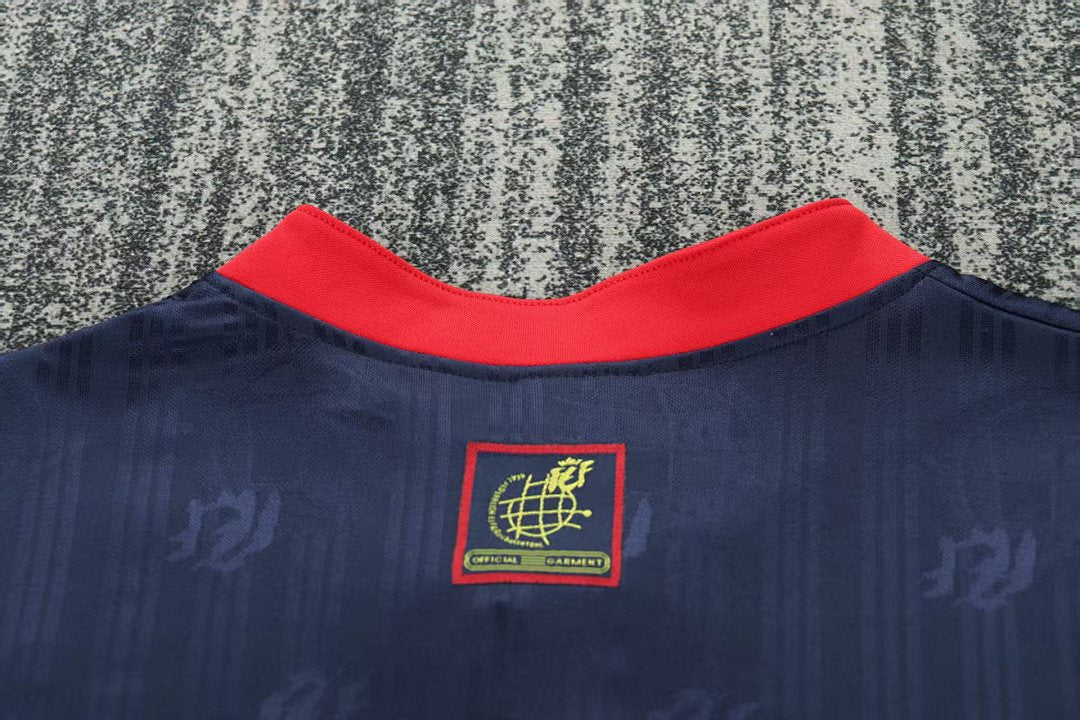 1996 Spain Away Retro Kids Jersey