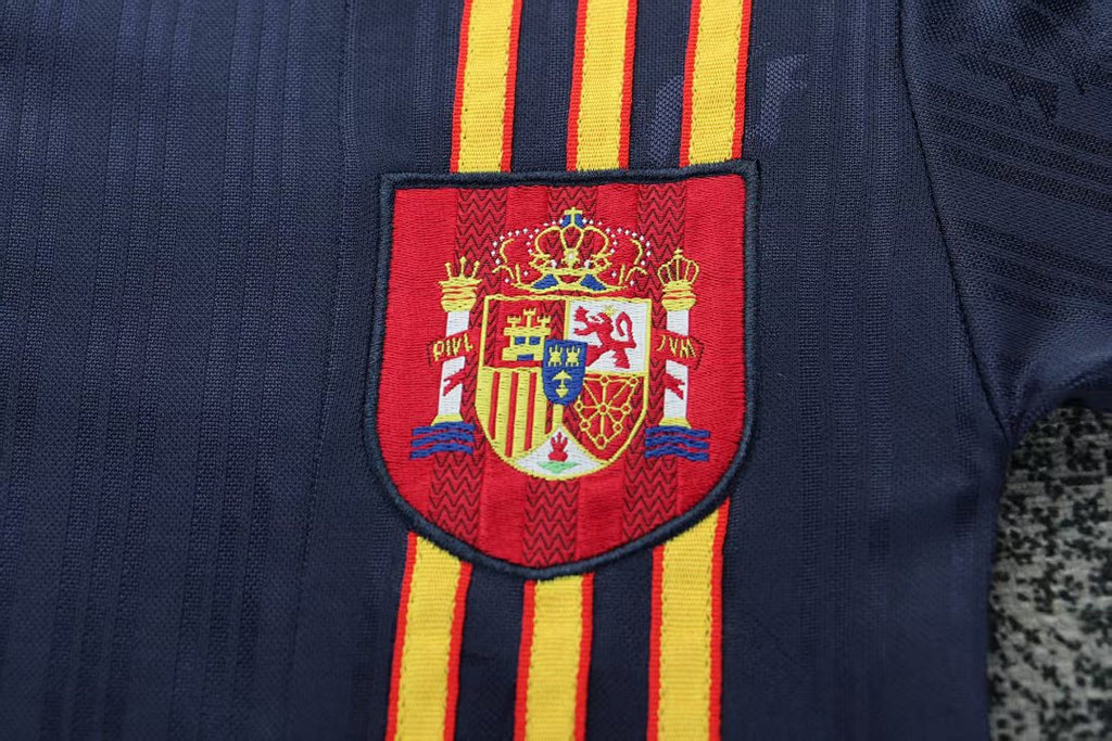 1996 Spain Away Retro Kids Jersey