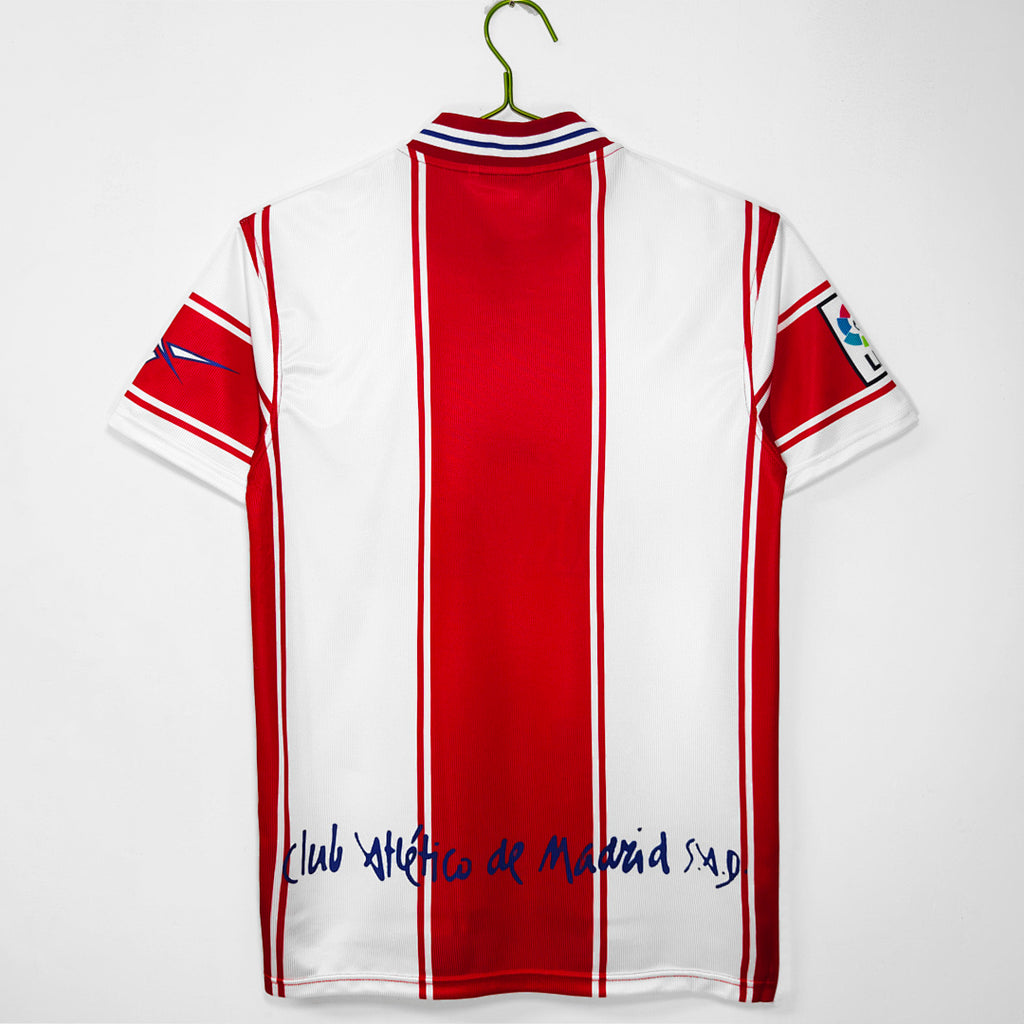 99/00 Atletico Madrid Home Retro Jersey