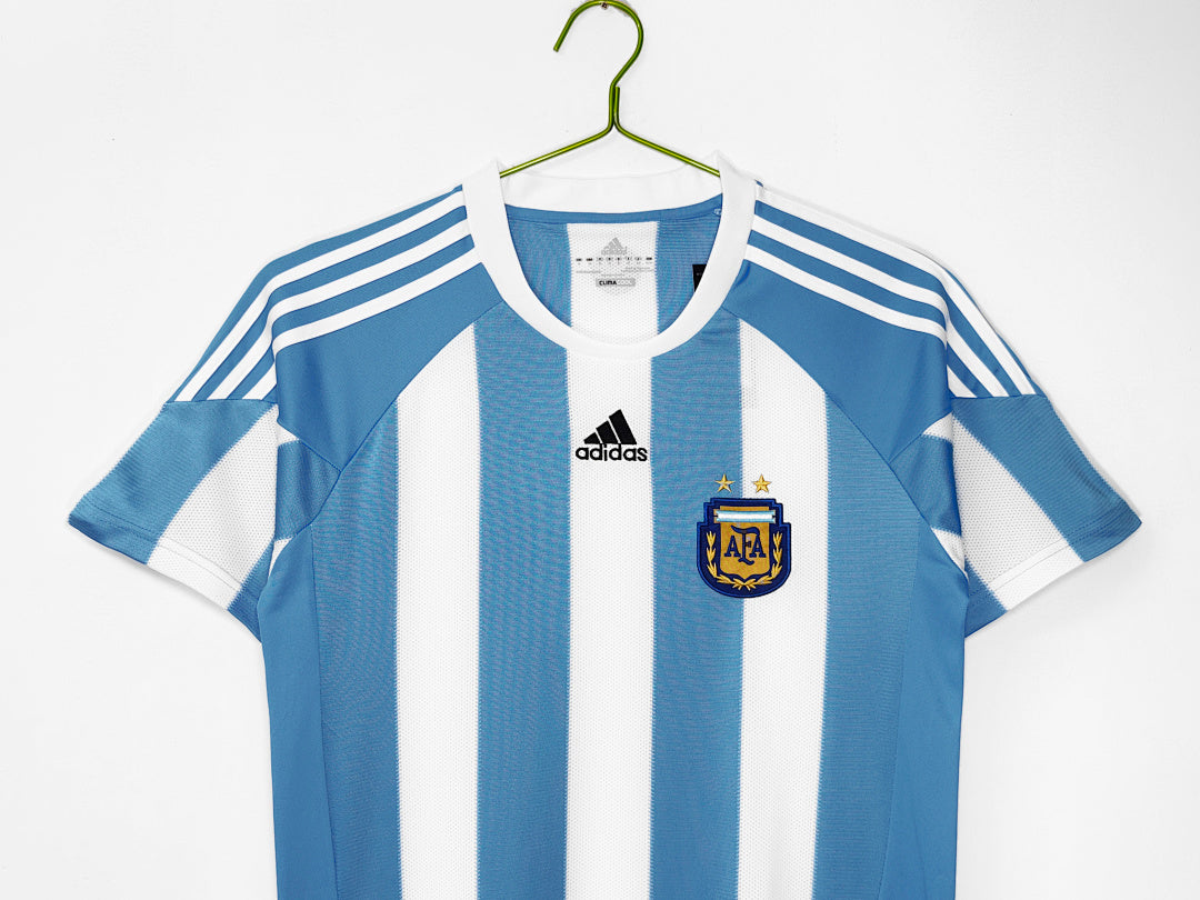 2010 Argentina Home Retro Jersey