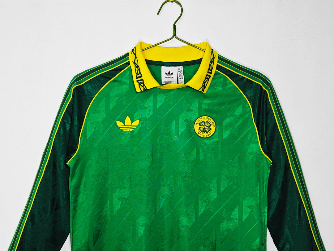 138th Anniversary Celtic Long Sleeve Home Retro Jersey