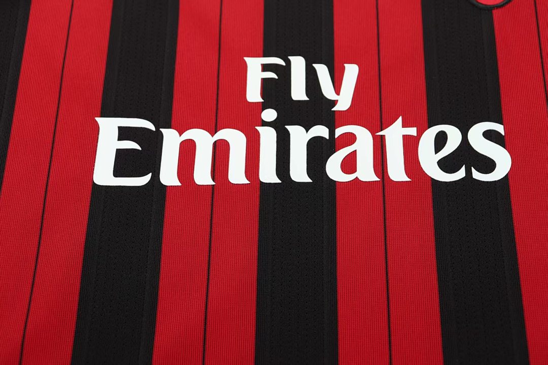 13/14 AC Milan Home Long Sleeve Retro Kids Jersey