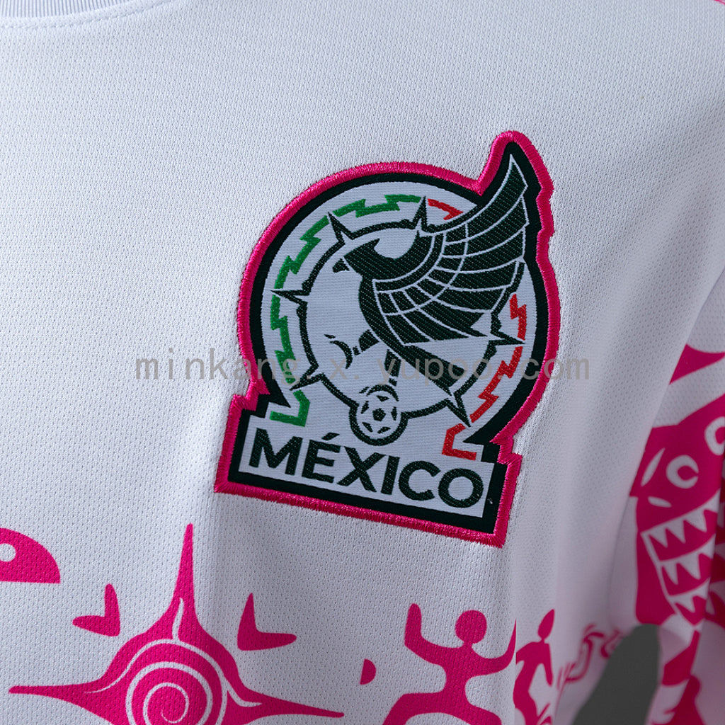 2025 Mexico Pink Folk Art Special Jersey