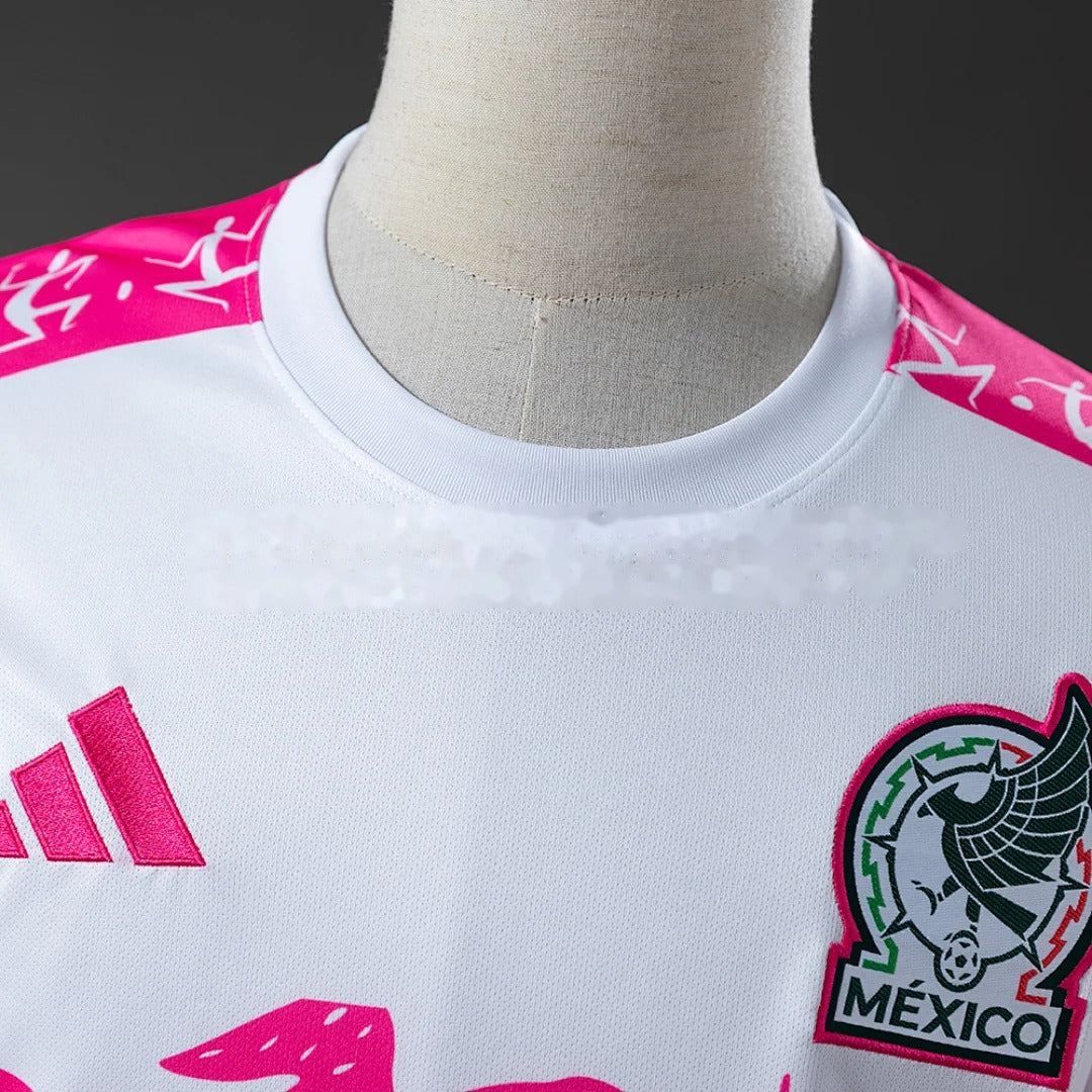 2025 Mexico Pink Folk Art Special Jersey