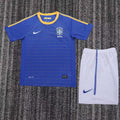 2010 Brazil Away Retro Kids Jersey