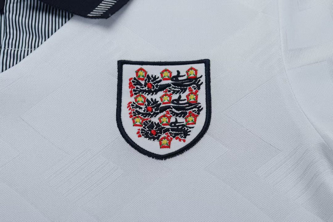 1990 England Home Retro Kids Jersey