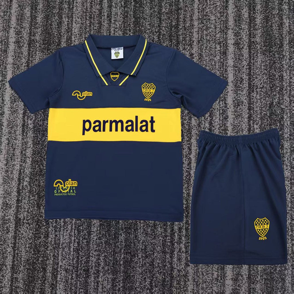 93/95 Boca Juniors Home Retro Kids Jersey
