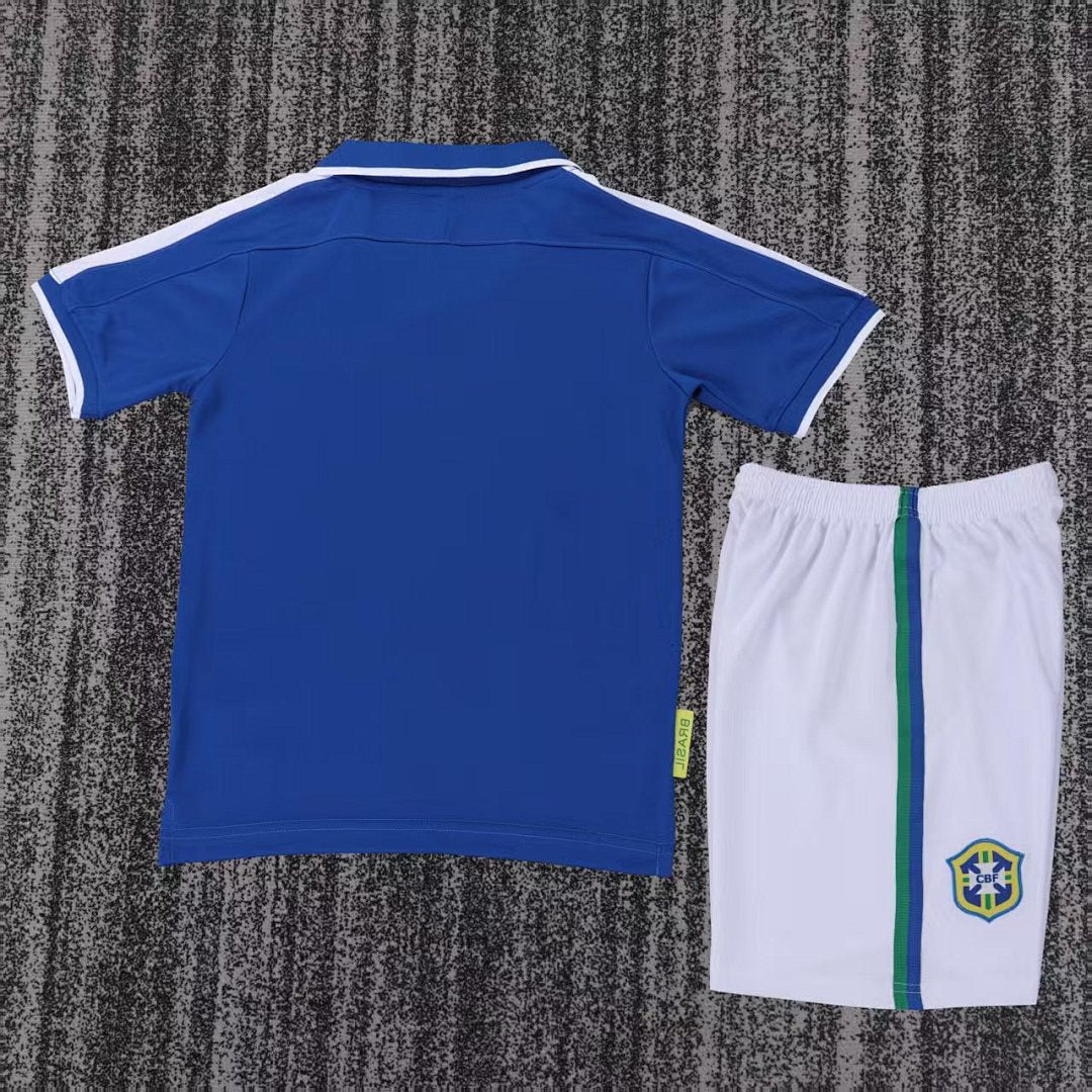 1997 Brazil Away Retro Kids Jersey