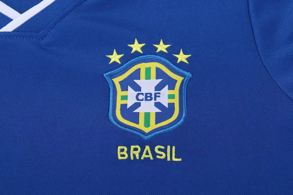 1997 Brazil Away Retro Kids Jersey