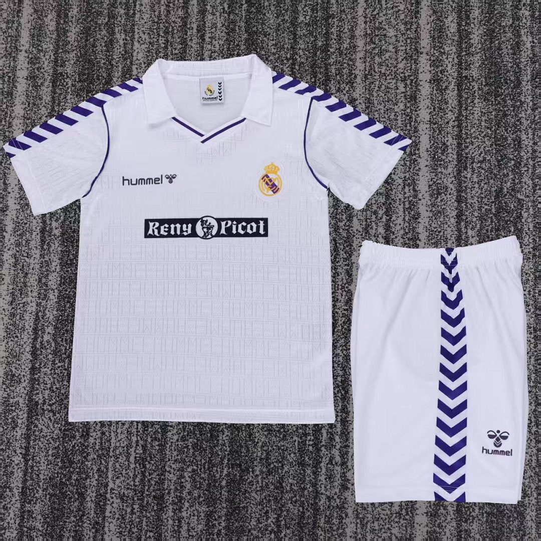 88/90 Real Madrid Home Retro Kids Jersey
