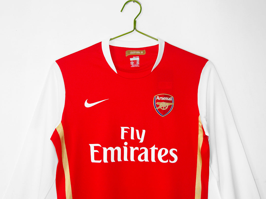 06/07 Arsenal Long Sleeve Home Retro Jersey