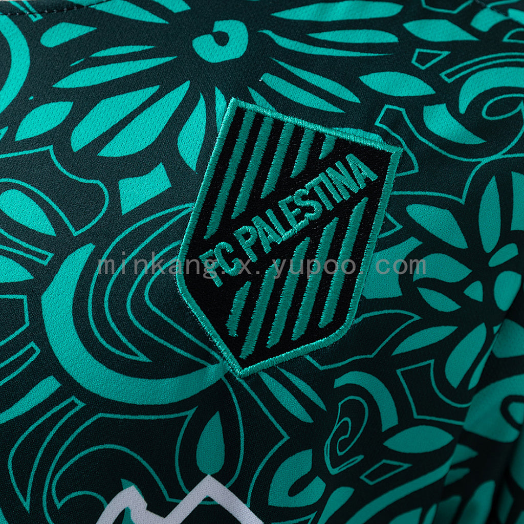 2025 Palestine Green Floral Special Jersey