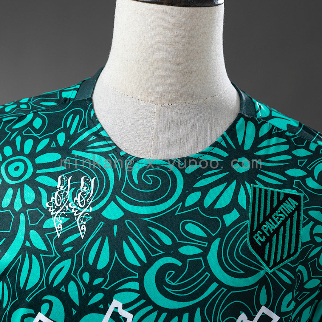 2025 Palestine Green Floral Special Jersey