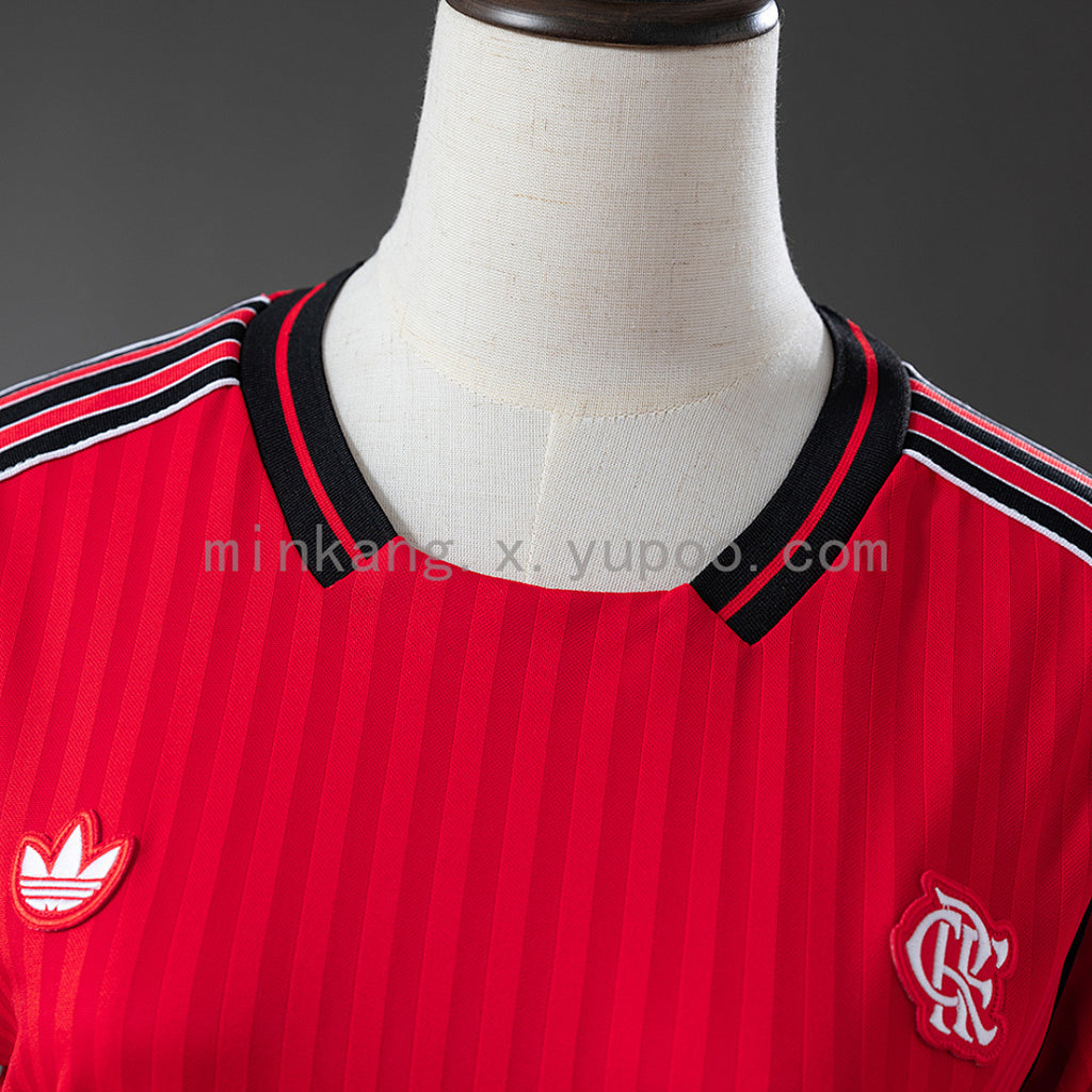25/26 Flamengo Red Pinstripe Special Jersey