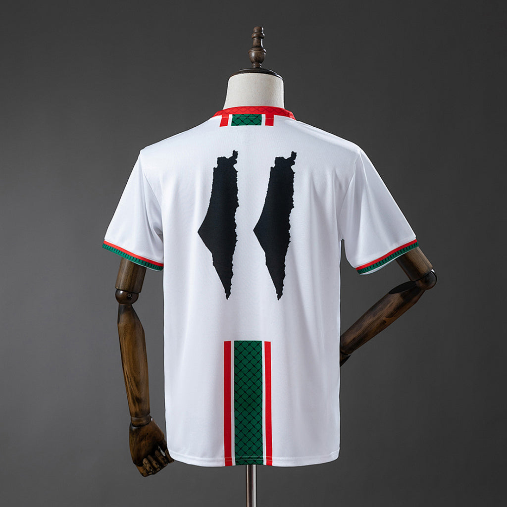 2025 Palestine White Text Special Jersey