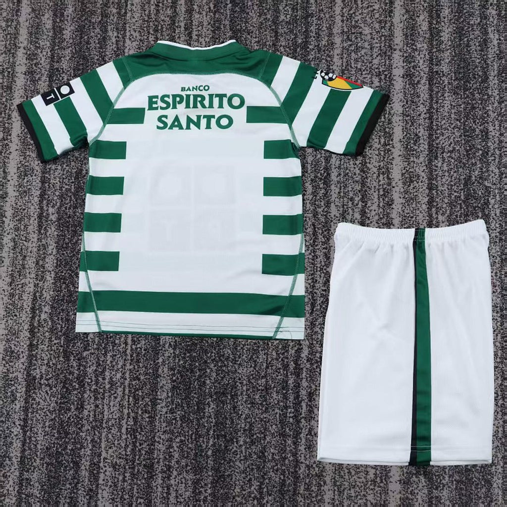 03/04 Sporting Lisbon Home Retro Kids Jersey
