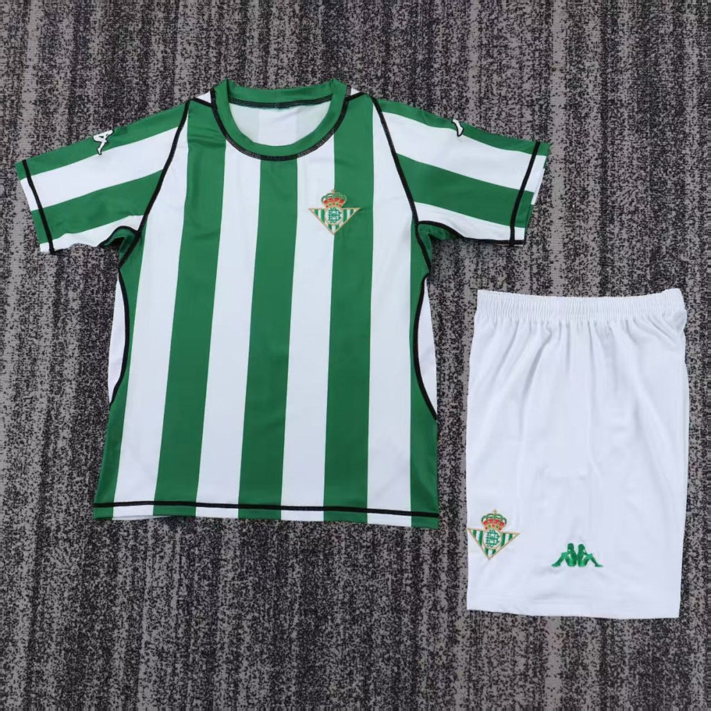 03/04 Real Betis Home Retro Kids Jersey