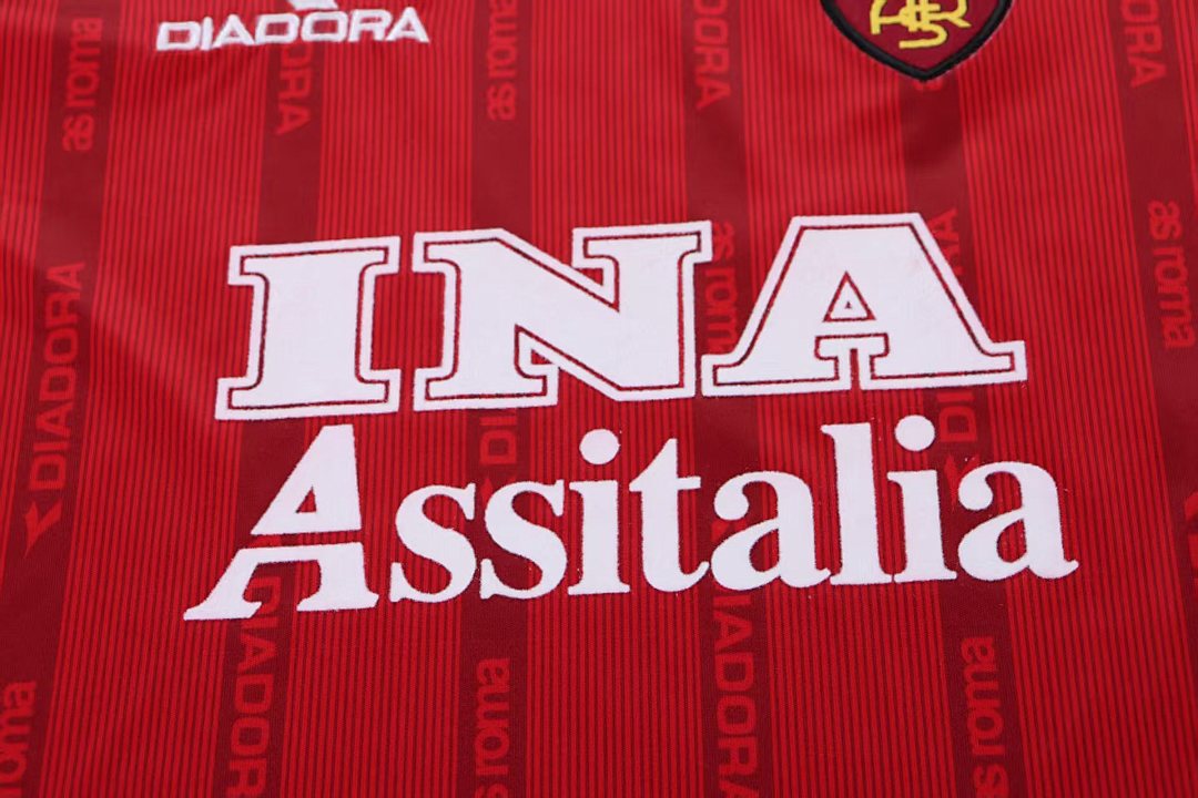 99/00 Roma Home Retro Kids Jersey