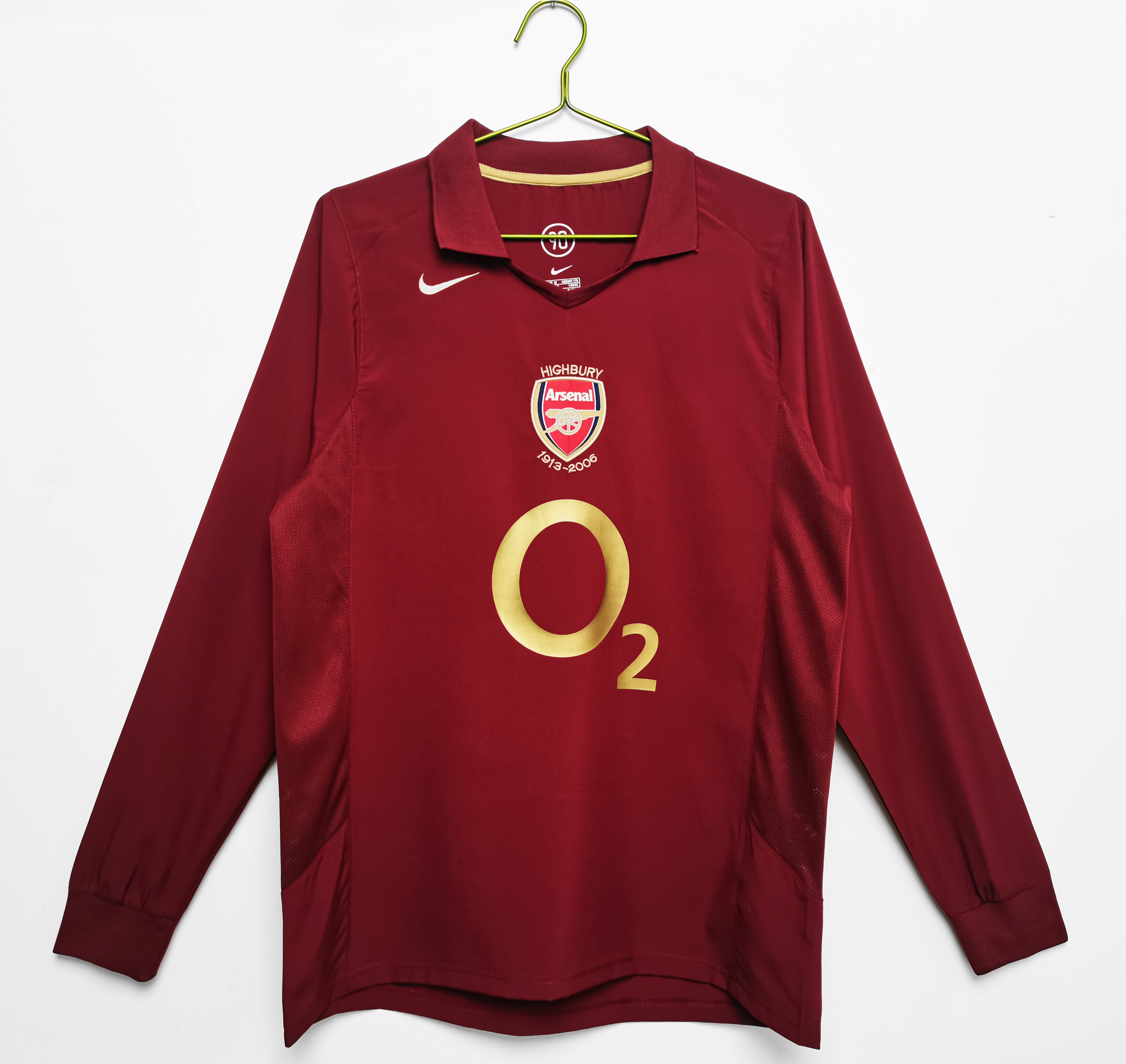 05/06 Arsenal Long Sleeve Home Retro Jersey