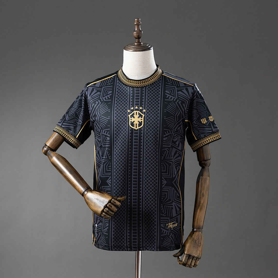 2026 Brazil Black Gold Special Jersey
