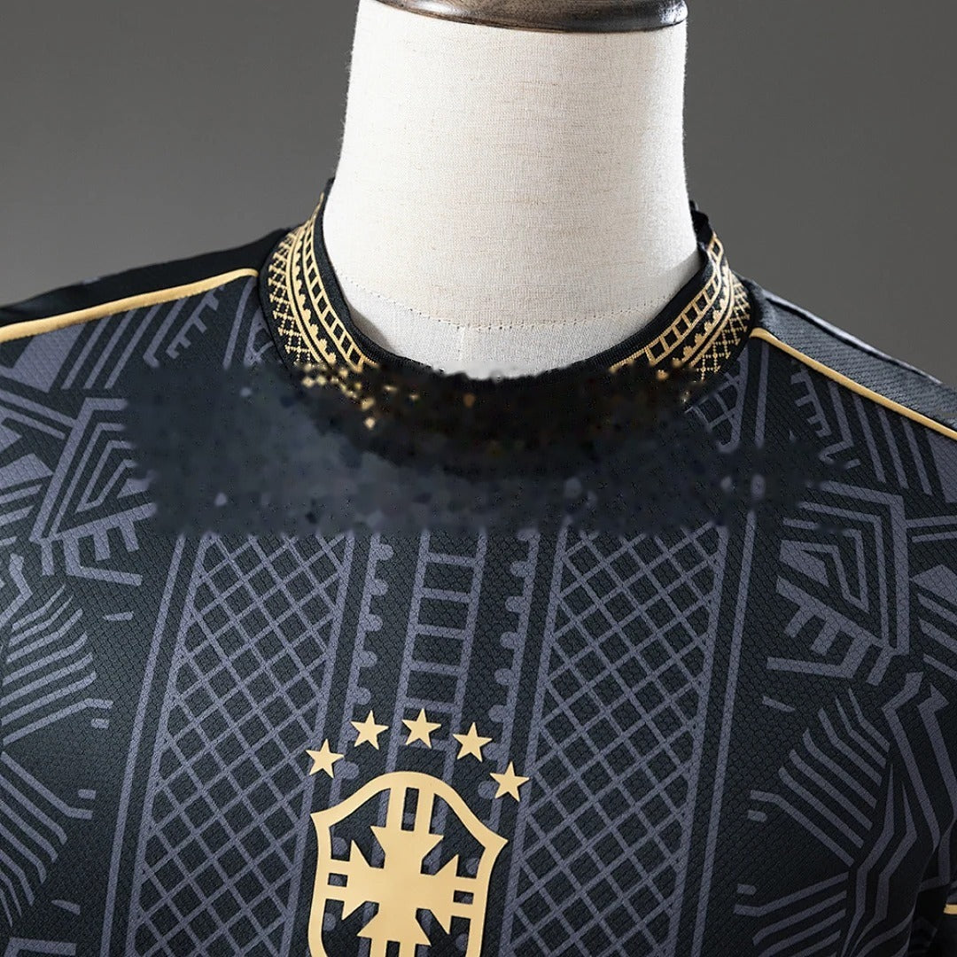 2026 Brazil Black Gold Special Jersey