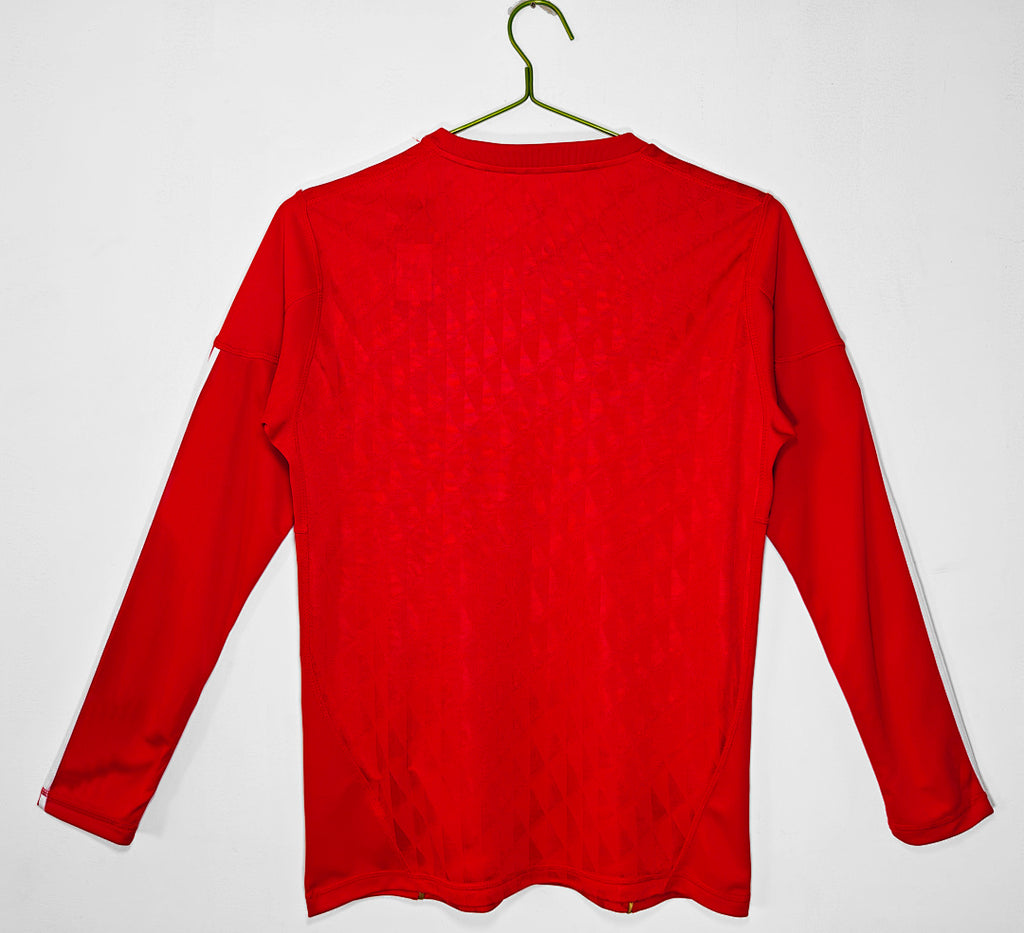 10/11 Liverpool Long Sleeve Home Retro Jersey