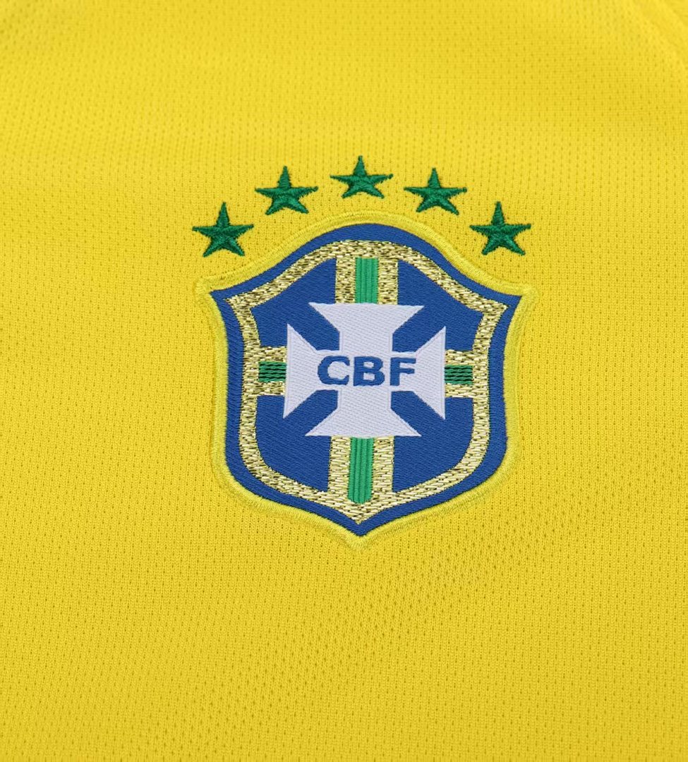 2014 Brazil Home Retro Kids Jersey