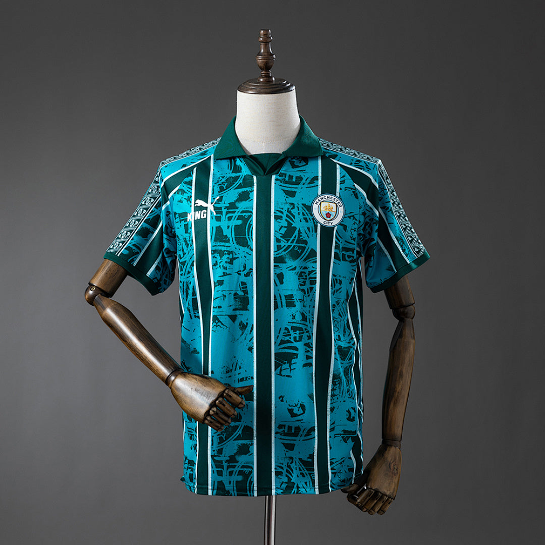 25/26 Manchester City Teal Pattern Special Jersey