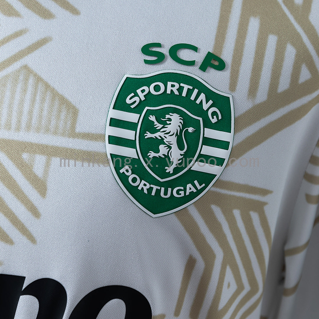 25/26 Sporting CP White Pattern Special Jersey