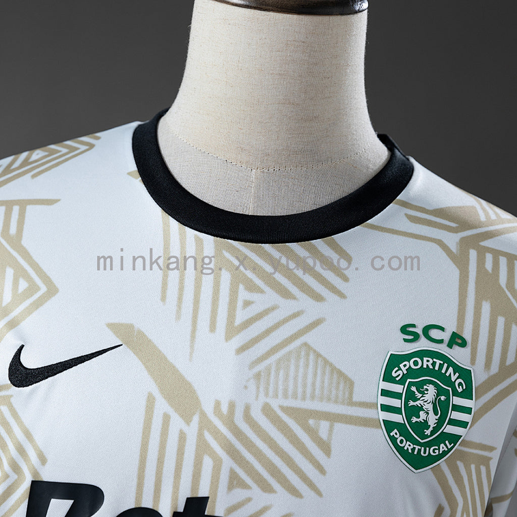 25/26 Sporting CP White Pattern Special Jersey