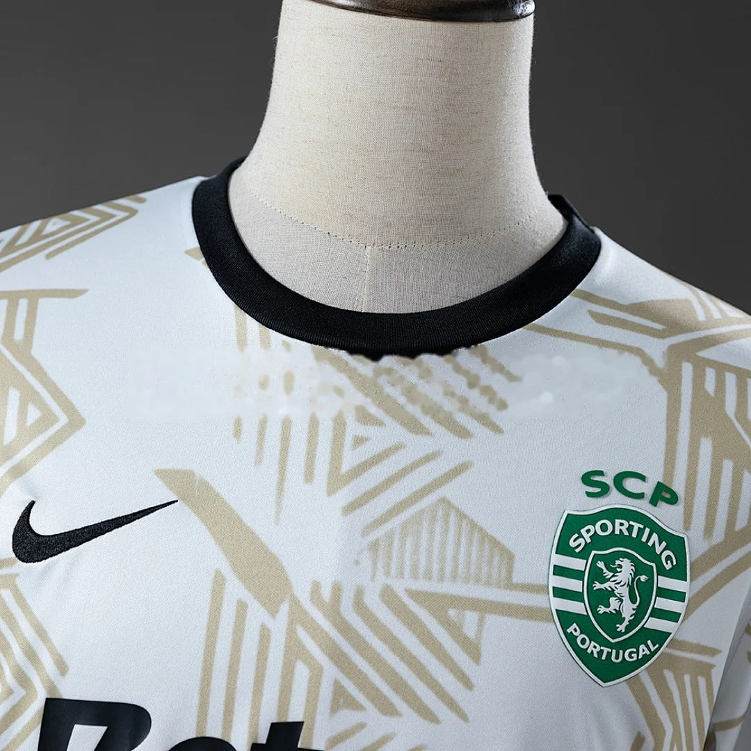 25/26 Sporting CP White Pattern Special Jersey