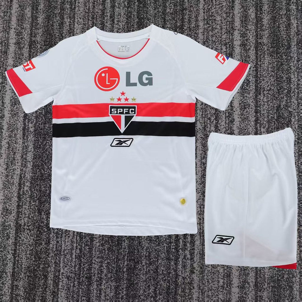 07/08 Sao Paulo Home Retro Kids Jersey