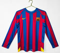 05/06 Barcelona Long Sleeve Home UCL Retro Jersey